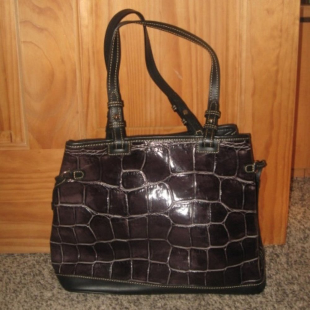 Dooney & Bourke Double Strap Tassel Bag